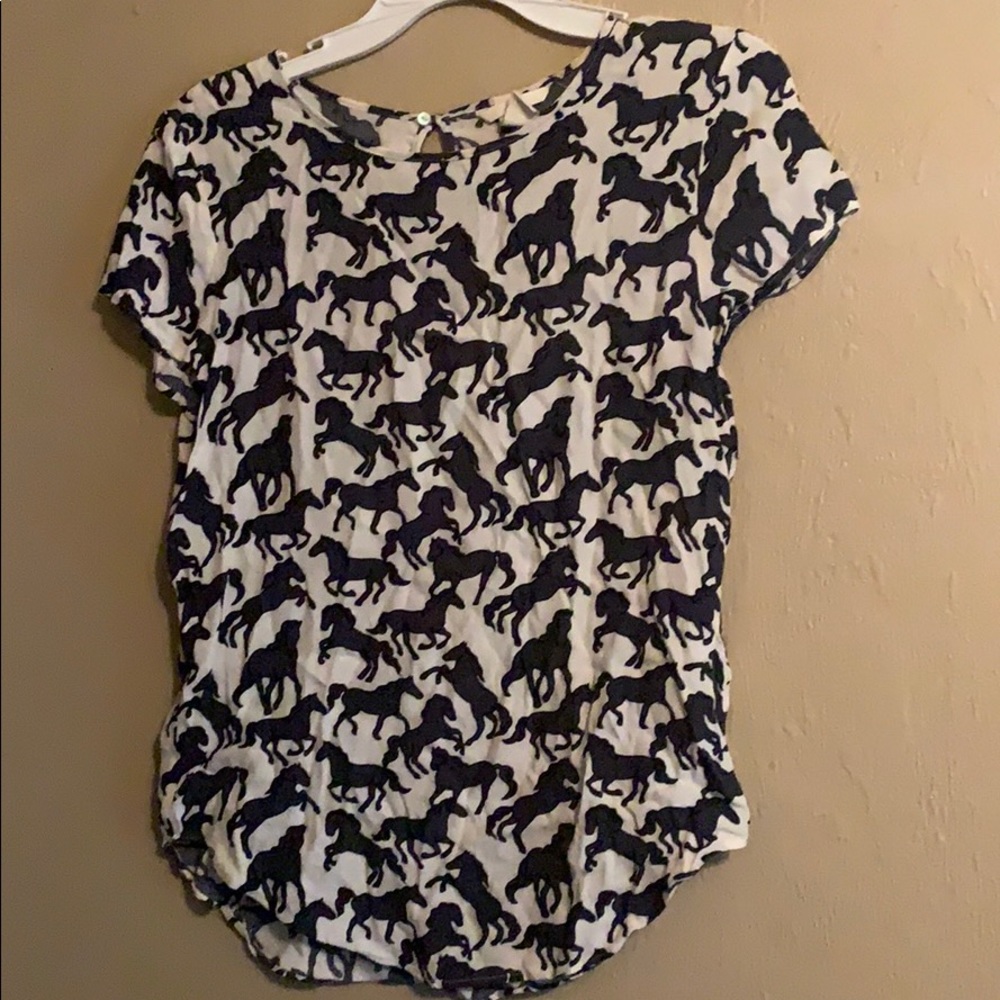 H&M stallion blouse